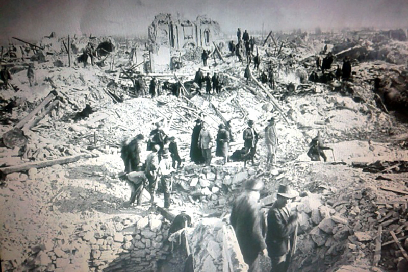 Gli effetti su Avezzano del terremoto della Marsica del 13 gennaio 1915